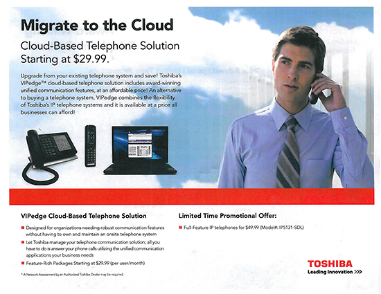 Toshiba Migrate to the Cloud